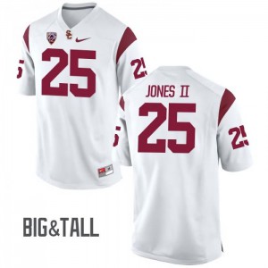 Men Ronald Jones II White USC Trojans #25 Big & Tall NCAA Jerseys
