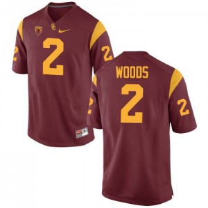 Men Robert Woods Cardinal USC Trojans #2 Stitched Jerseys