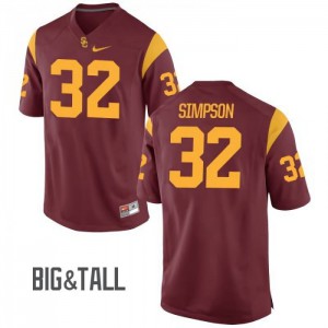 Men O.J. Simpson White USC #32 No Name Football Jersey