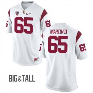 Men Frank Martin II White USC Trojans #65 Big & Tall University Jerseys