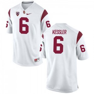 Men Cody Kessler White Trojans #6 Player Jersey