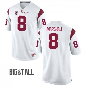 Men Iman Marshall White Trojans #8 Big & Tall Player Jersey