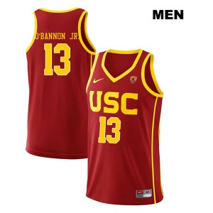 Men Charles O'Bannon Jr. Red USC #13 Stitched Jersey