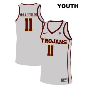 Youth Jordan McLaughlin White Trojans #11 Alumni Jerseys