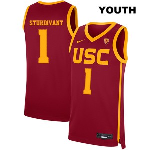 Youth Kyle Sturdivant Red USC #1 University Jersey