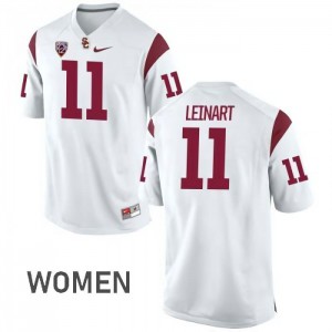 Women's Matt Leinart White USC #11 High School Jerseys