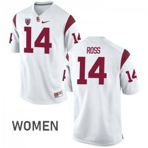 Women Ykili Ross White USC #14 NCAA Jerseys