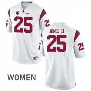 Women Ronald Jones II White USC Trojans #25 University Jersey