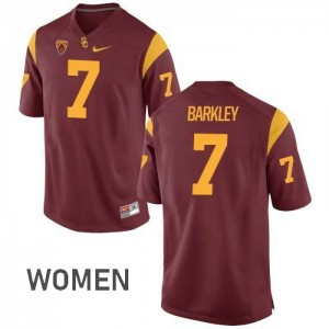 Womens Matt Barkley Cardinal USC Trojans #7 Alumni Jerseys