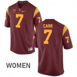Women's Stephen Carr Cardinal Trojans #7 Stitched Jerseys