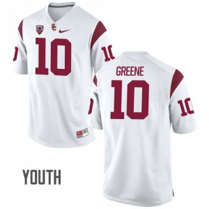 Youth Jalen Greene White USC #10 Stitch Jerseys