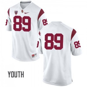 Youth Christian Rector White USC Trojans #89 No Name High School Jersey