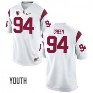 Youth Rasheem Green White USC #94 Player Jerseys