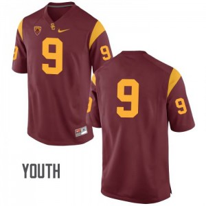 Youth JuJu Smith-Schuster Cardinal Trojans #9 No Name Player Jerseys